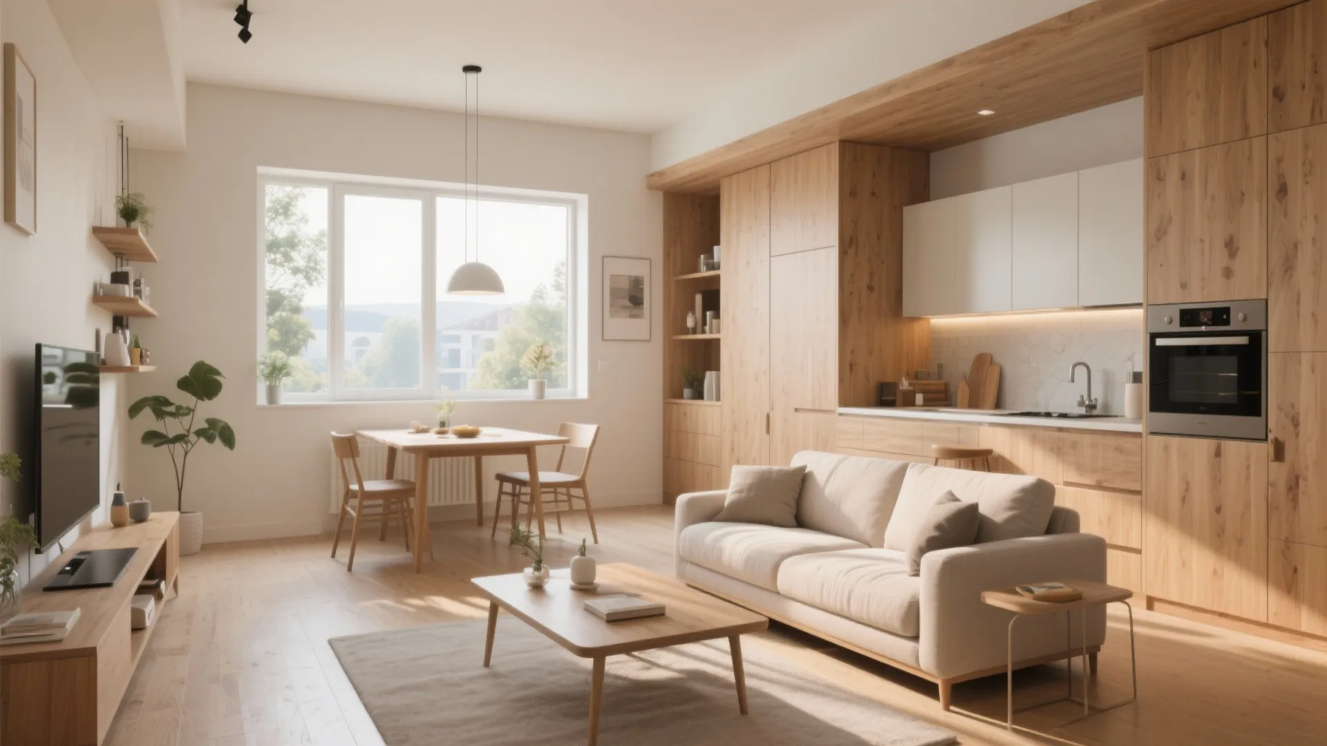 1. Open-Concept Living Area