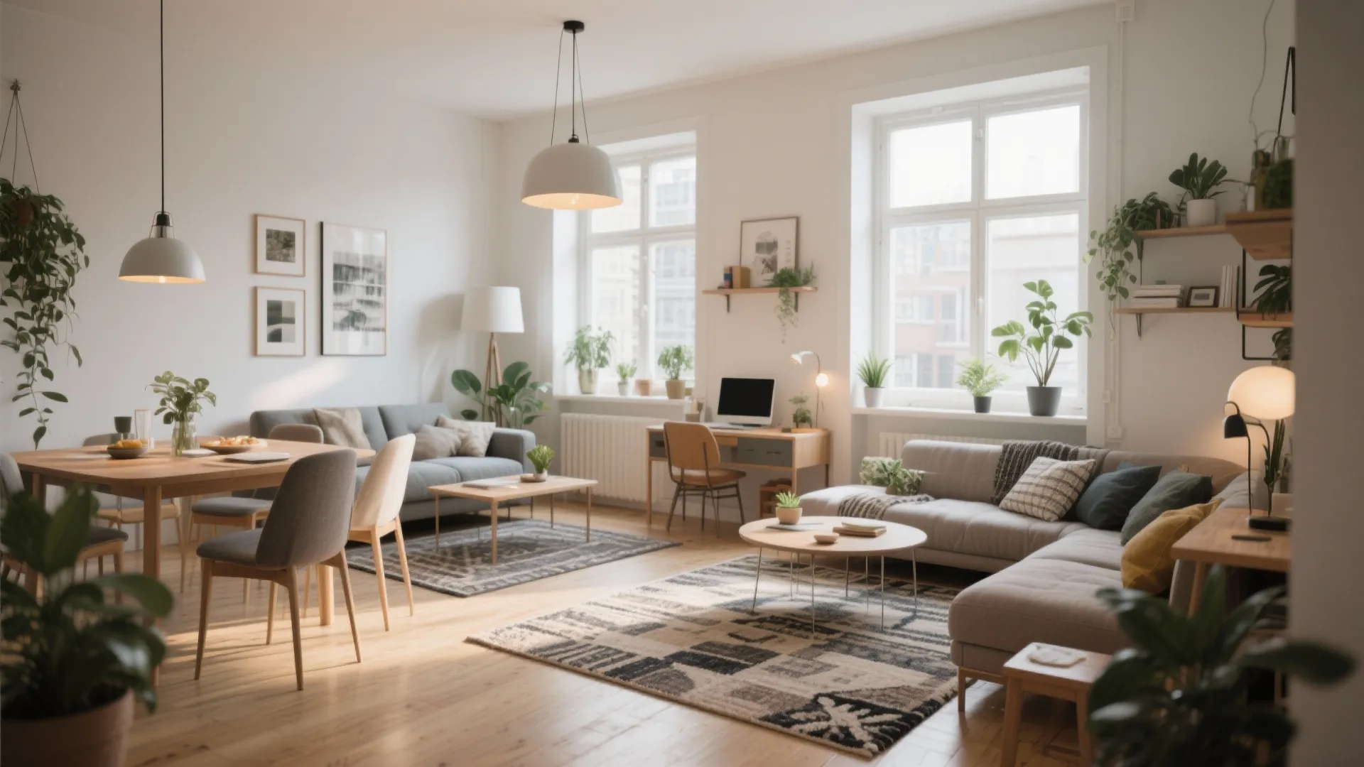 1. Open Concept Living with Zoned Areas