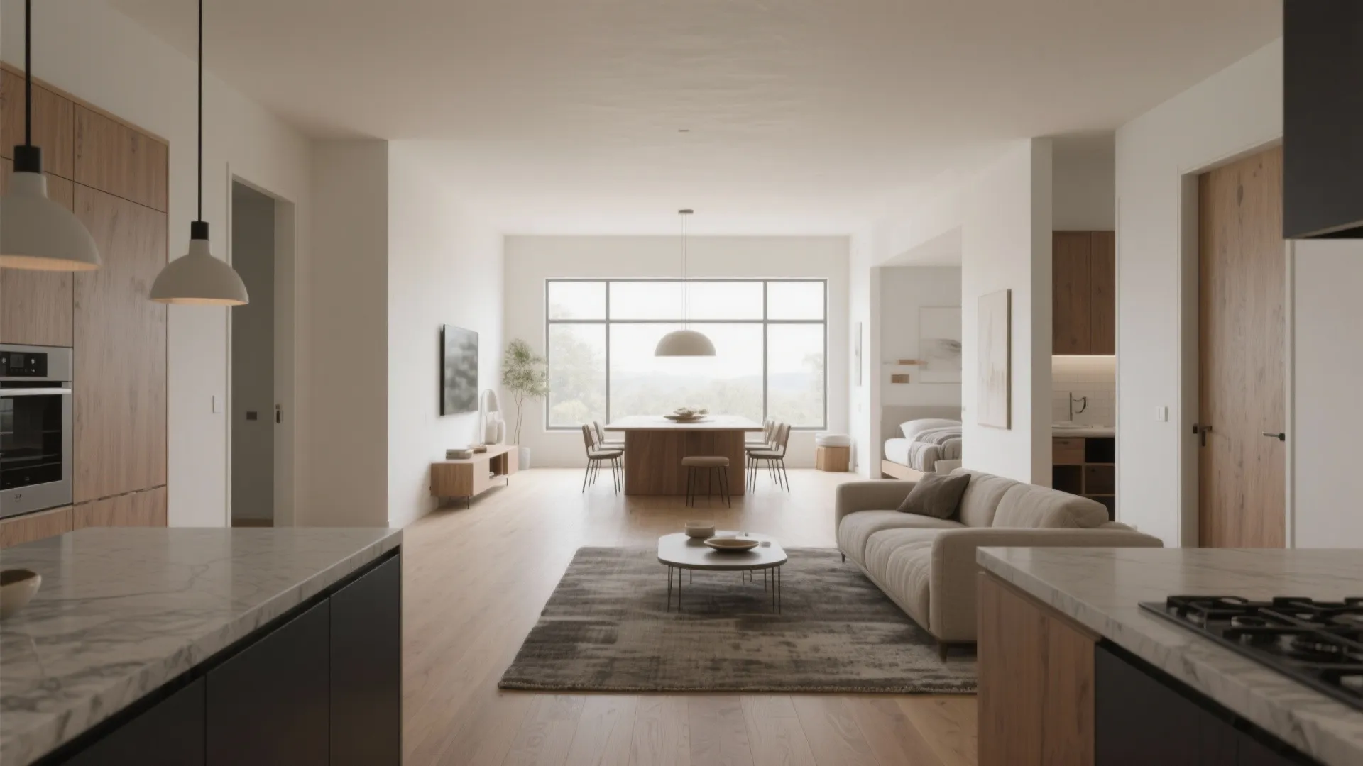 Open-Core Living That Anchors All Six Rooms