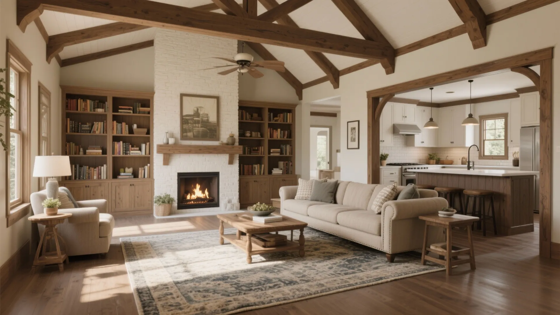 1. Open-but-Cozy Great Room