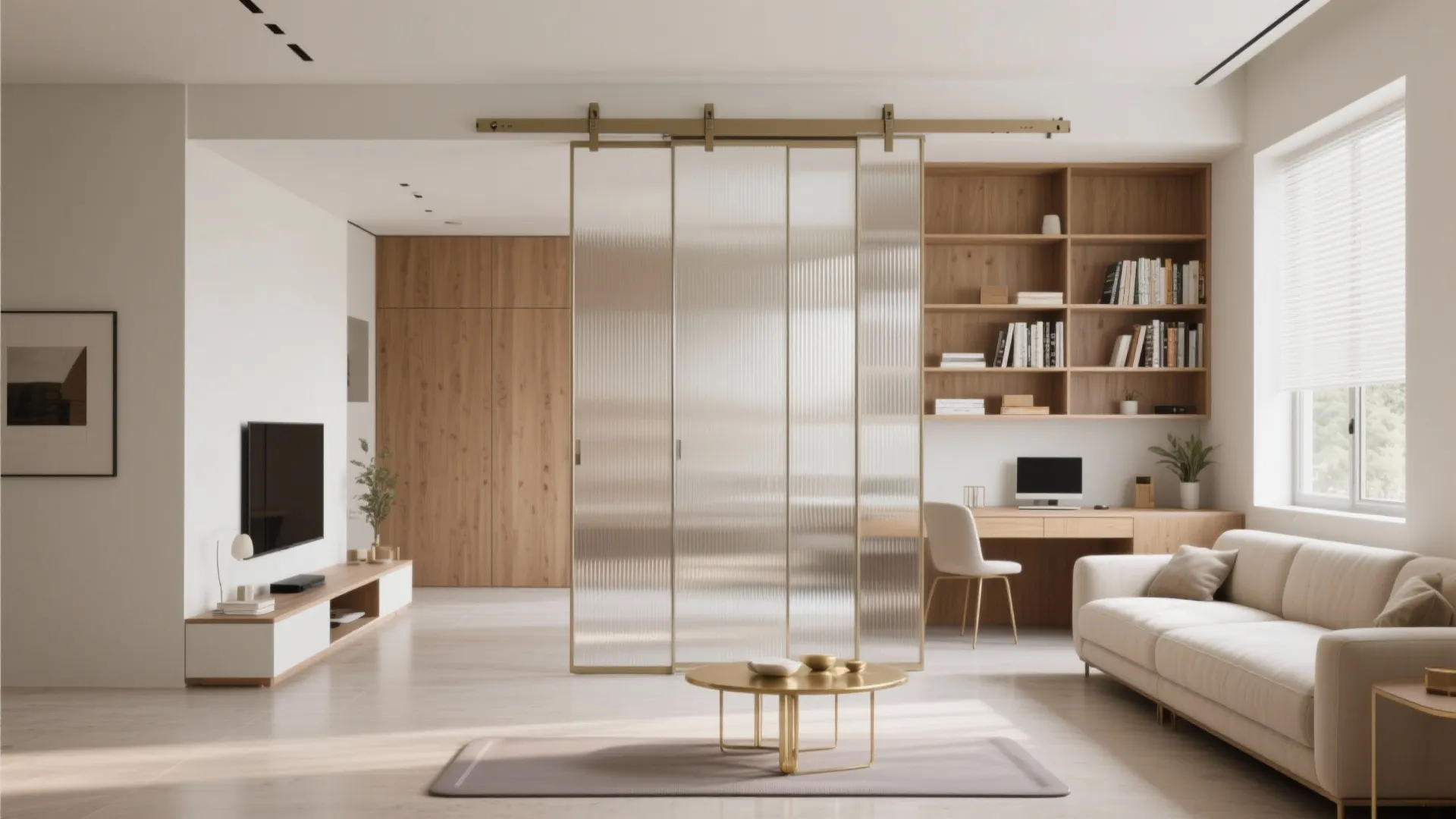 Open-Plan Living With a Discreet Divider