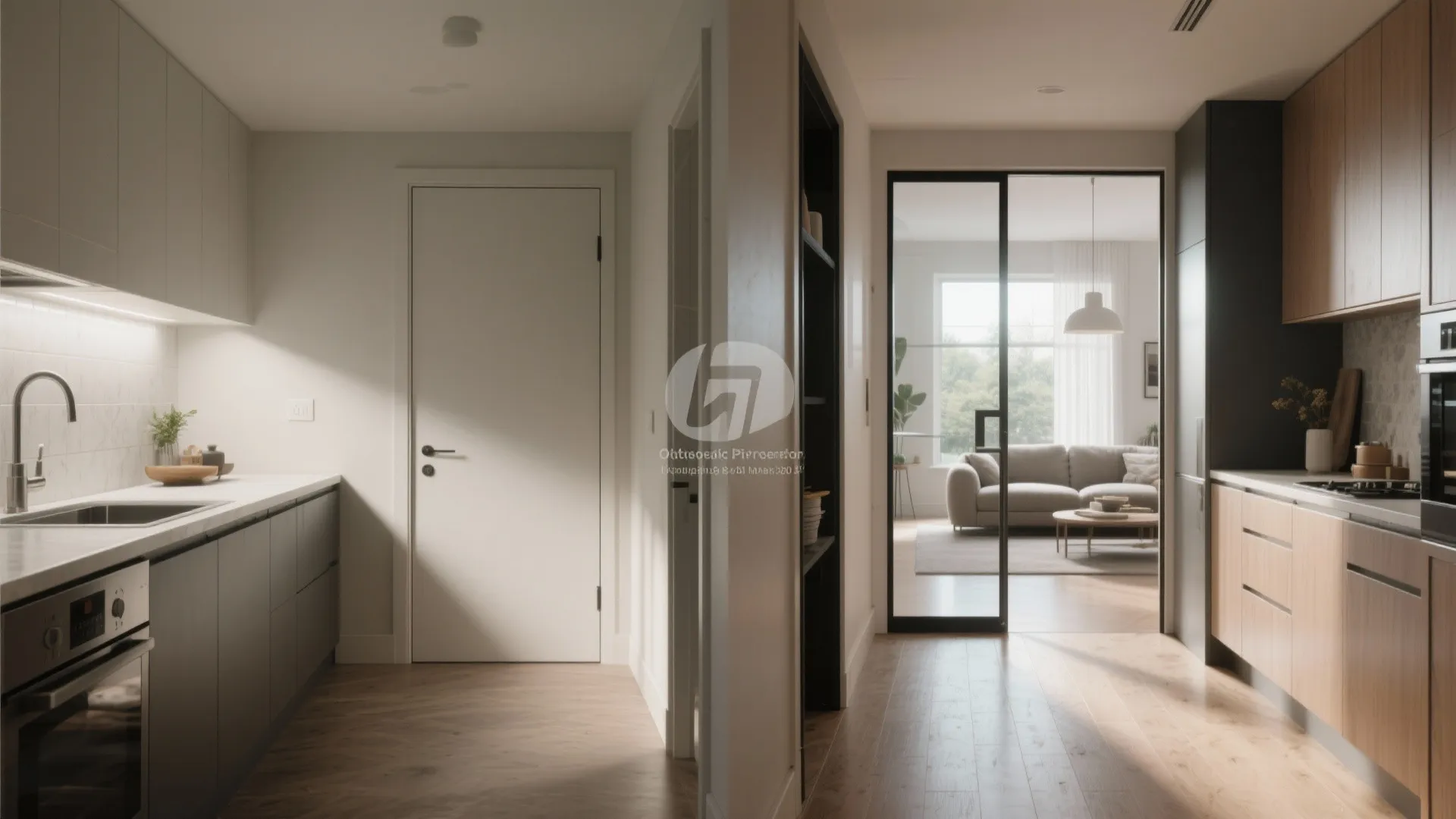 2. Open the end wall to borrow sightlines