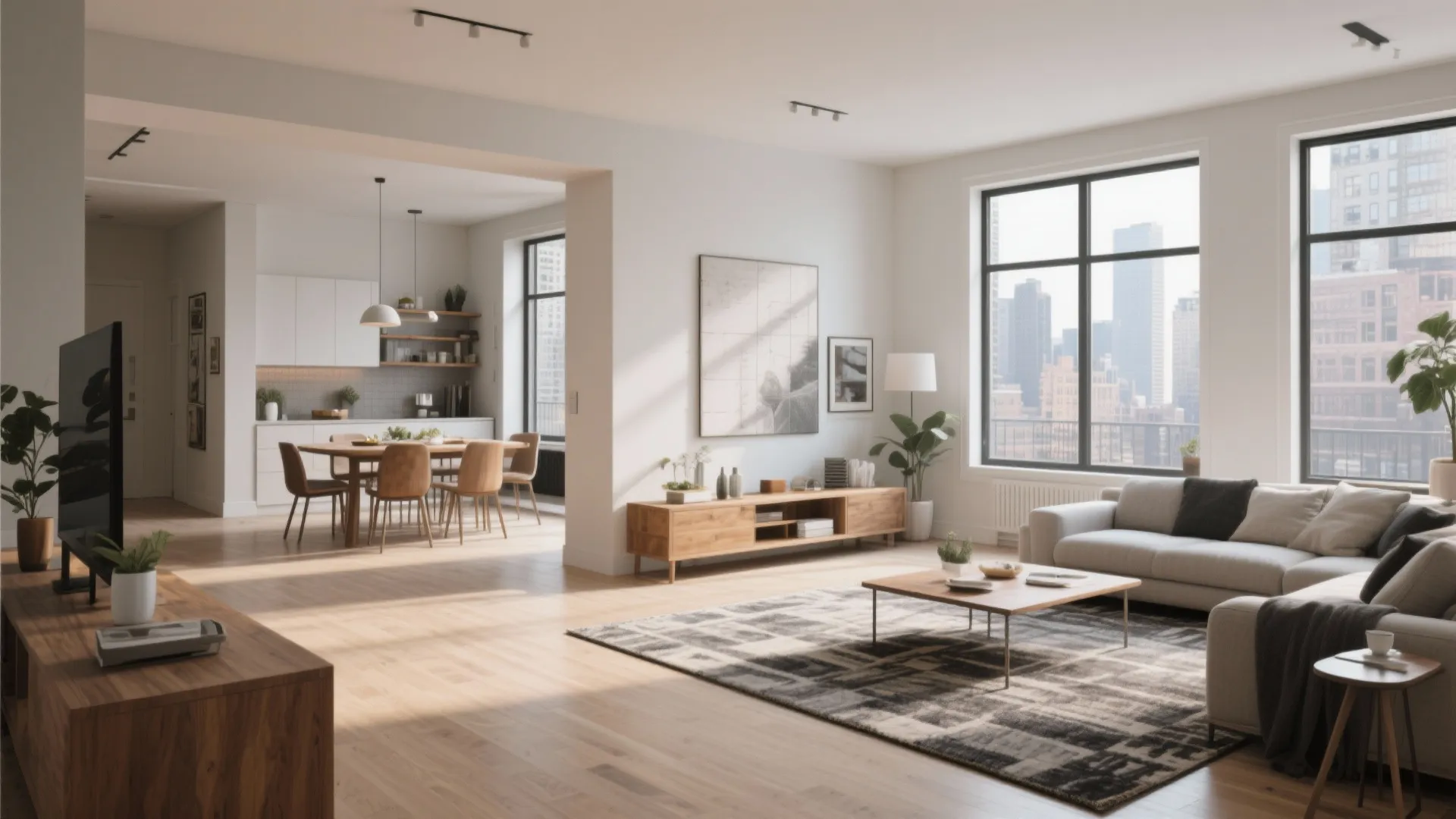 8. Open Floor Plan Lounge