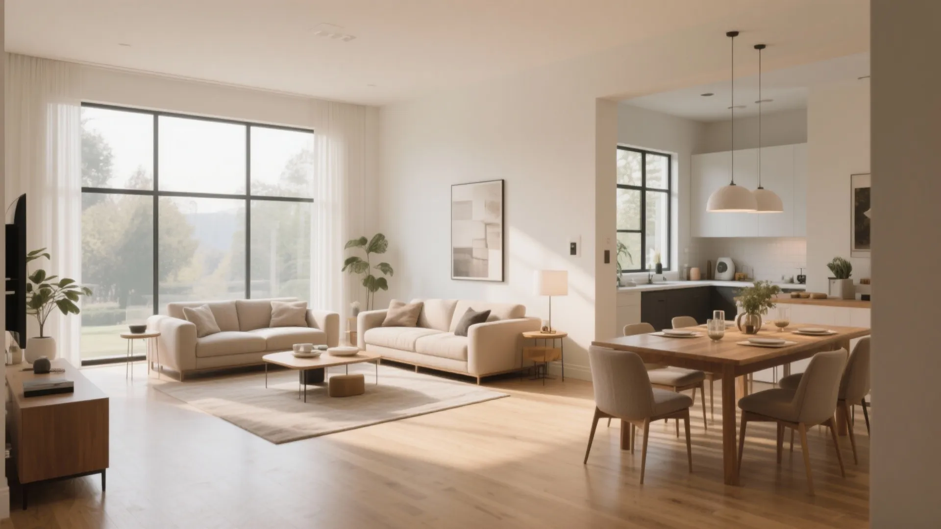 5. Open Flow Into Dining