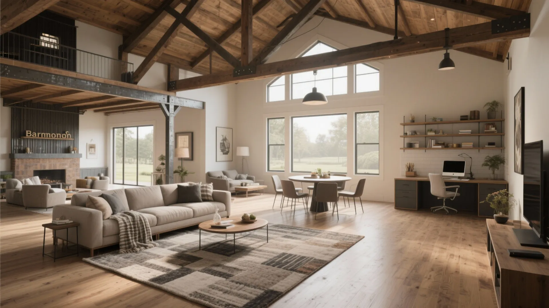 1. Open Great Room with Zoned Uses