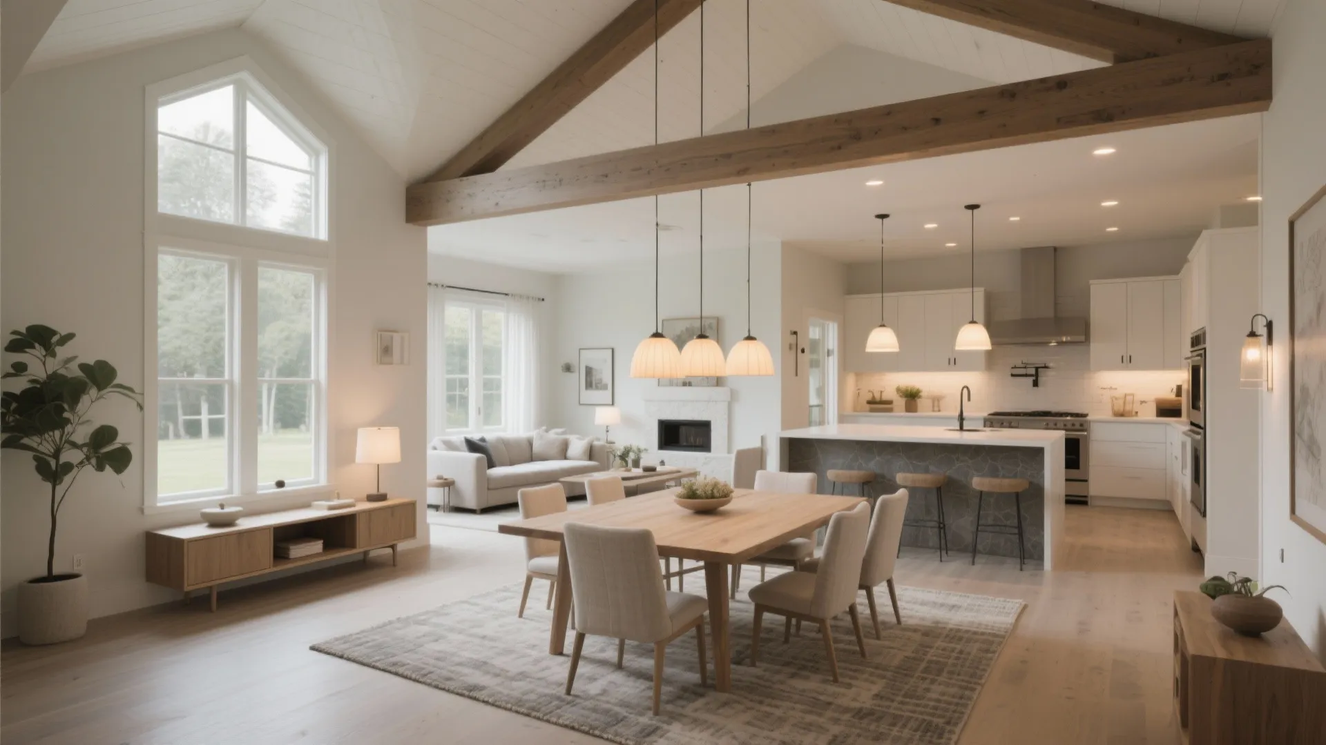 Open-Concept Great Room That Still Feels Zoned