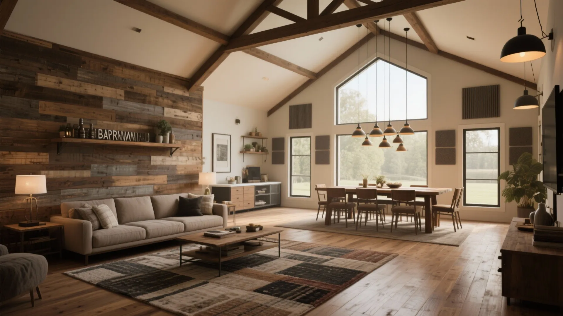 Open Great Room with Zoned Living