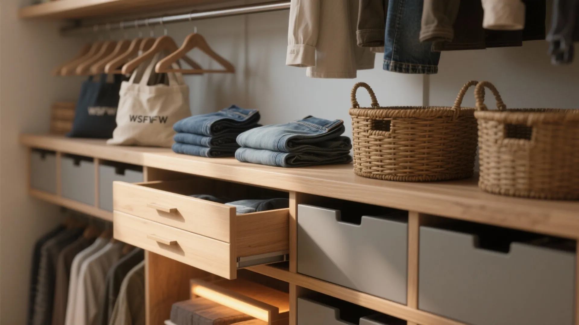 4. Mix Open and Hidden Storage for Styling