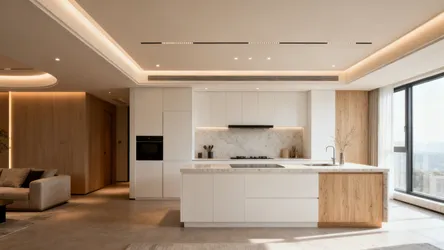 5 Down Ceiling Designs for an Open Kitchen