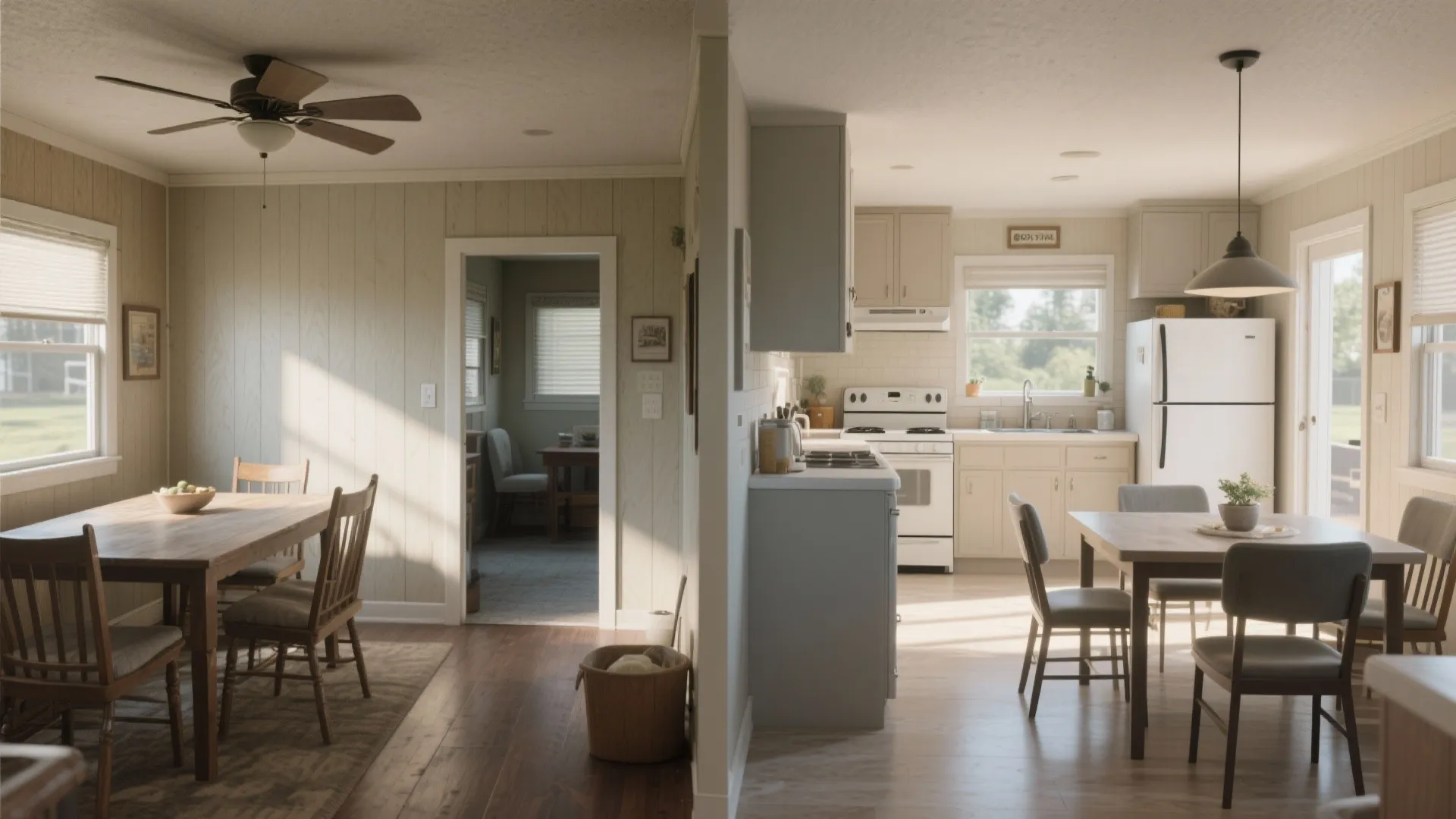 1. Open up the Kitchen-Dining Area