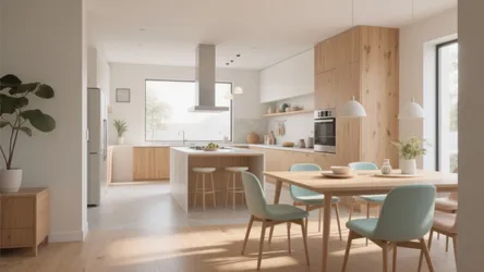 10 Open Kitchen Designs with Dining Room