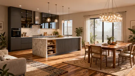 5 Open Kitchen-Dining-Living Ideas