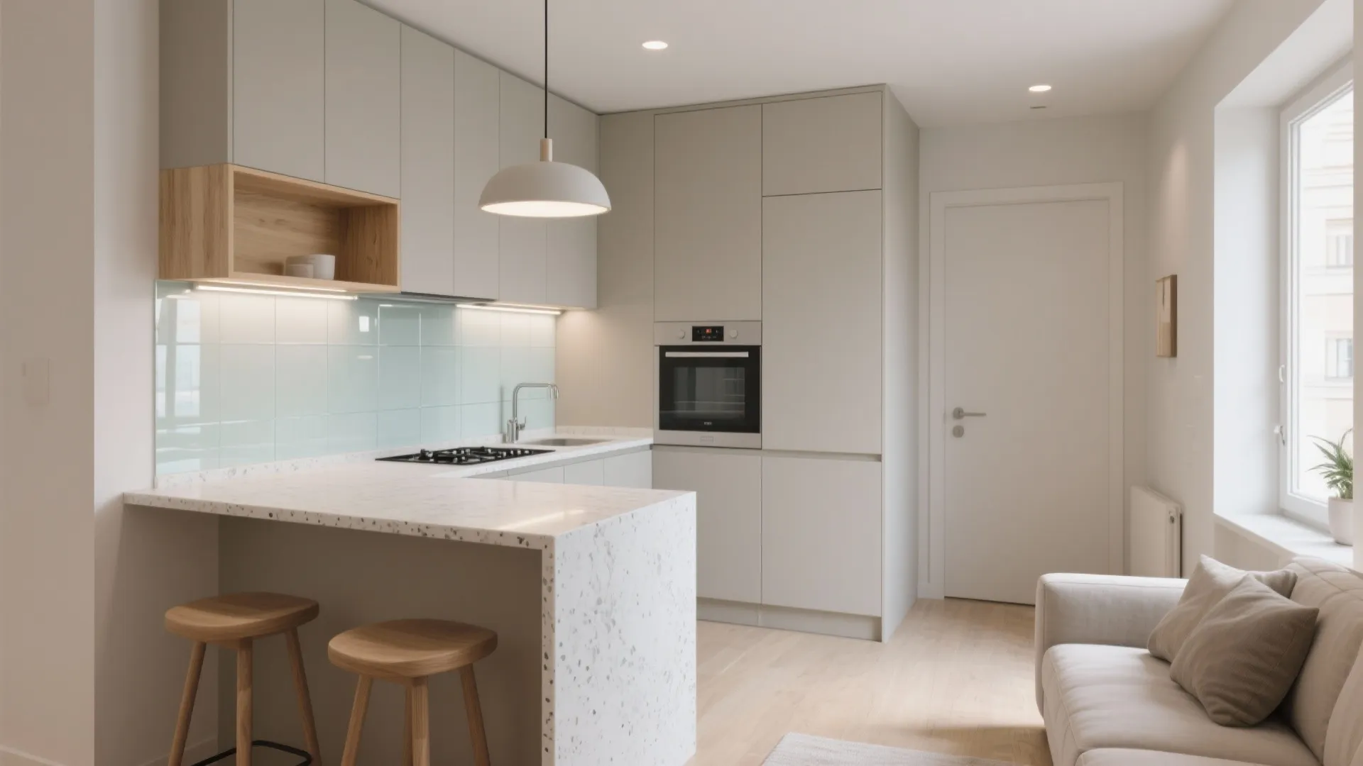 Small Open Kitchen Design in Hall: 5 Ideas: Practical, stylish, and data-backed design ideas for a small open kitchen in hall spaces