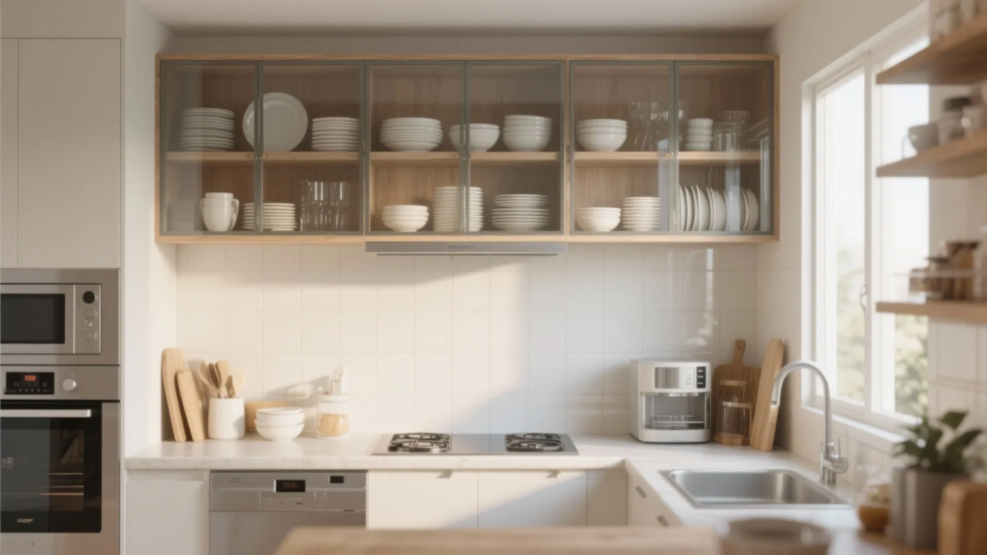 4. Open Kitchen Illusion