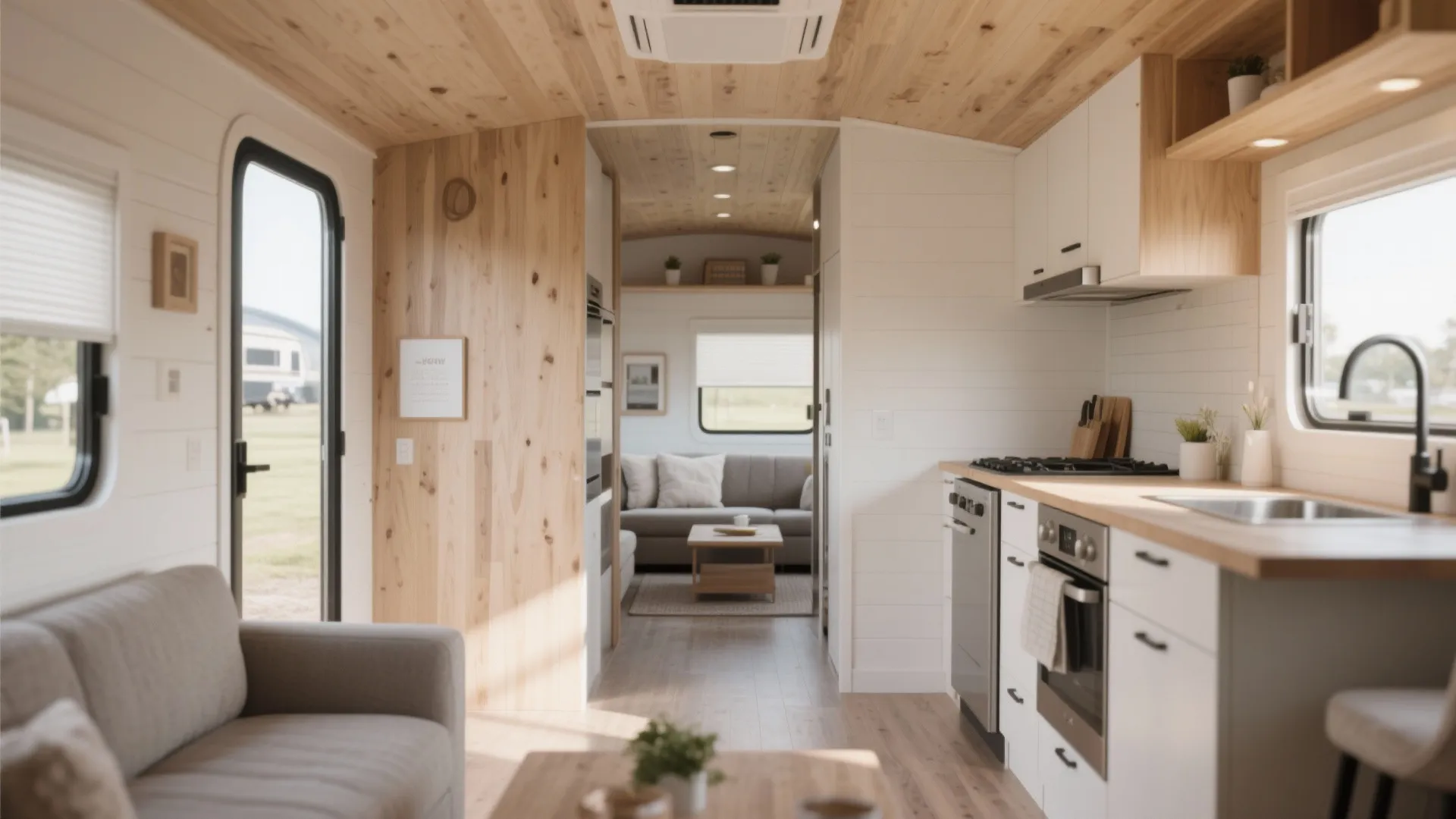 1. Open Kitchen-Living Concept