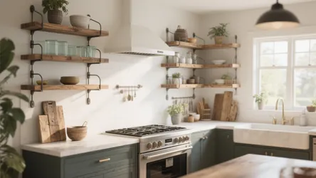 10 Open Kitchen Shelves Ideas
