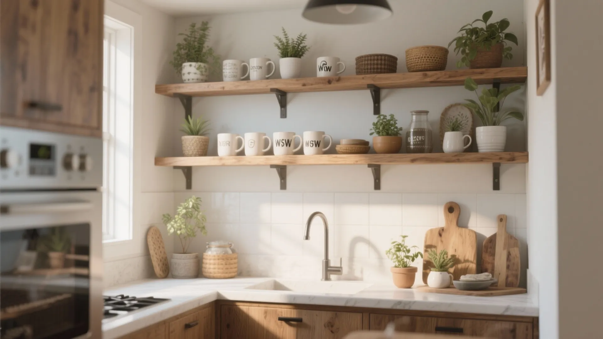 2. Open Shelving Charm