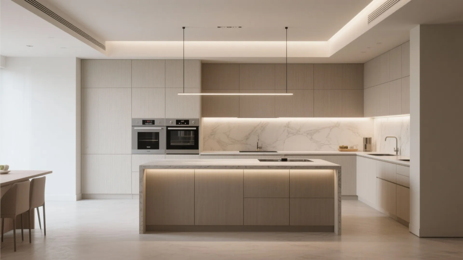 3. Make Open Kitchens Feel Unified