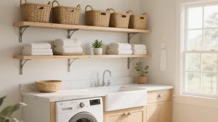 Laundry Room Open Shelving Ideas — 5 Practical Picks