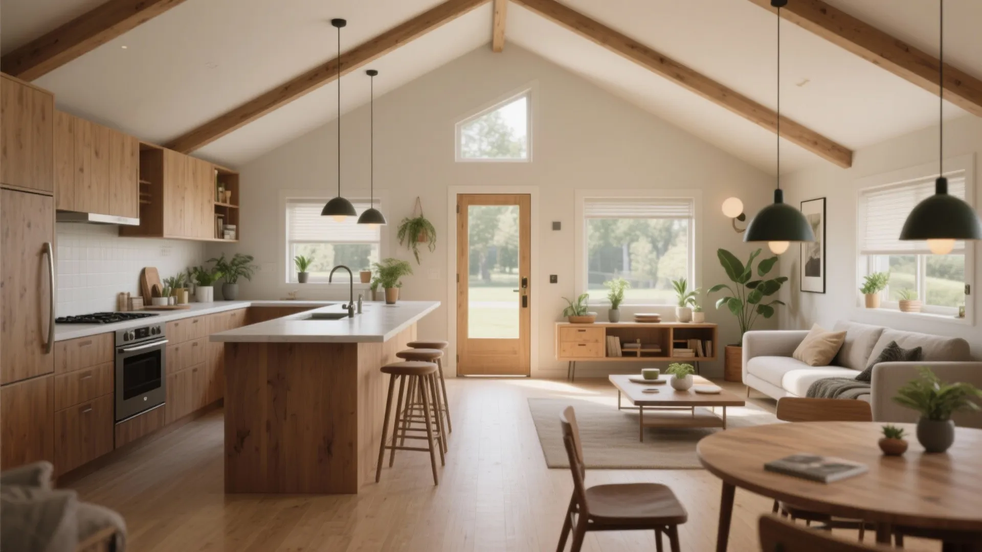 1. Open-Living Compact Plan