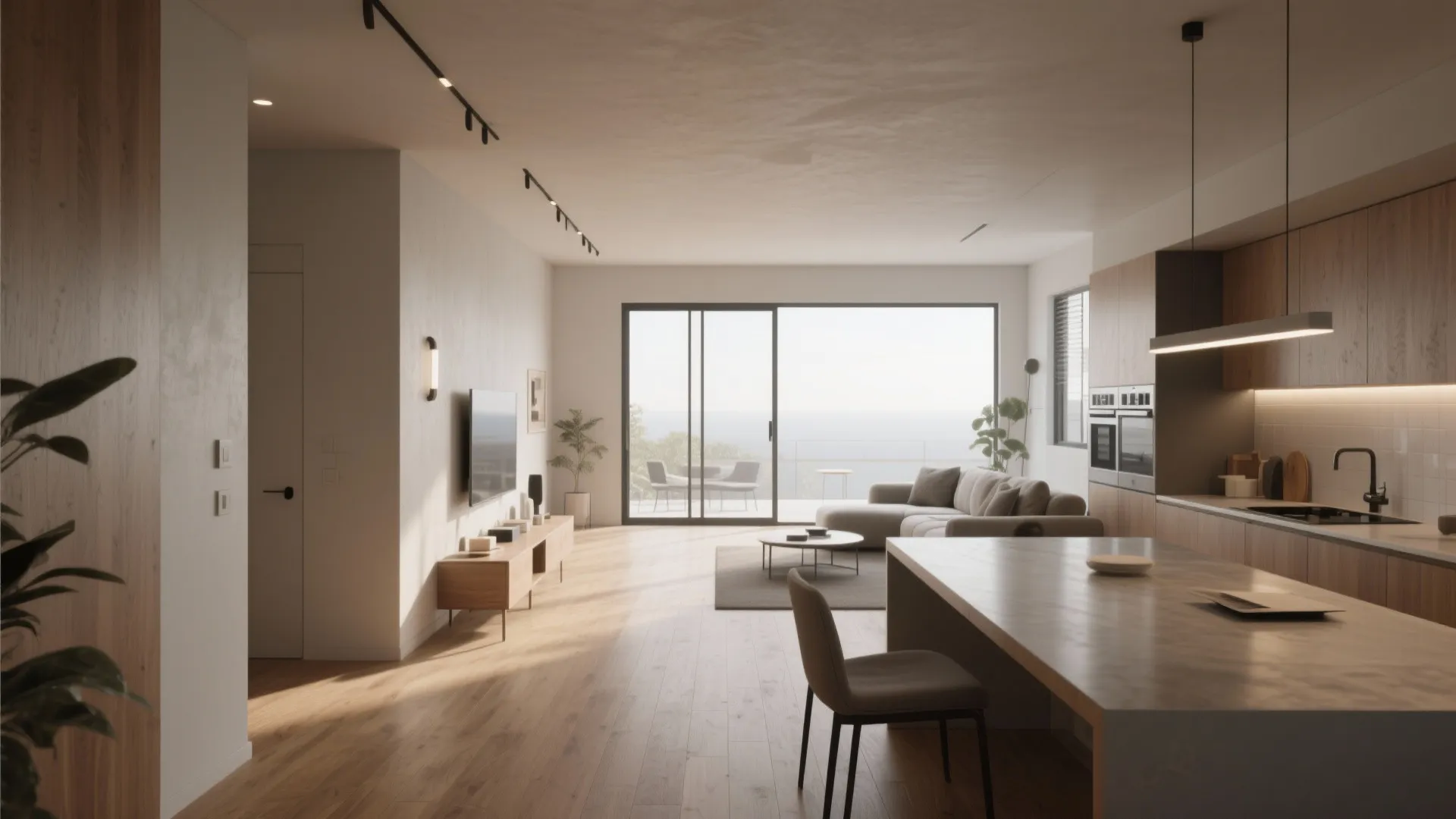 2. Open up the living core with visual continuity