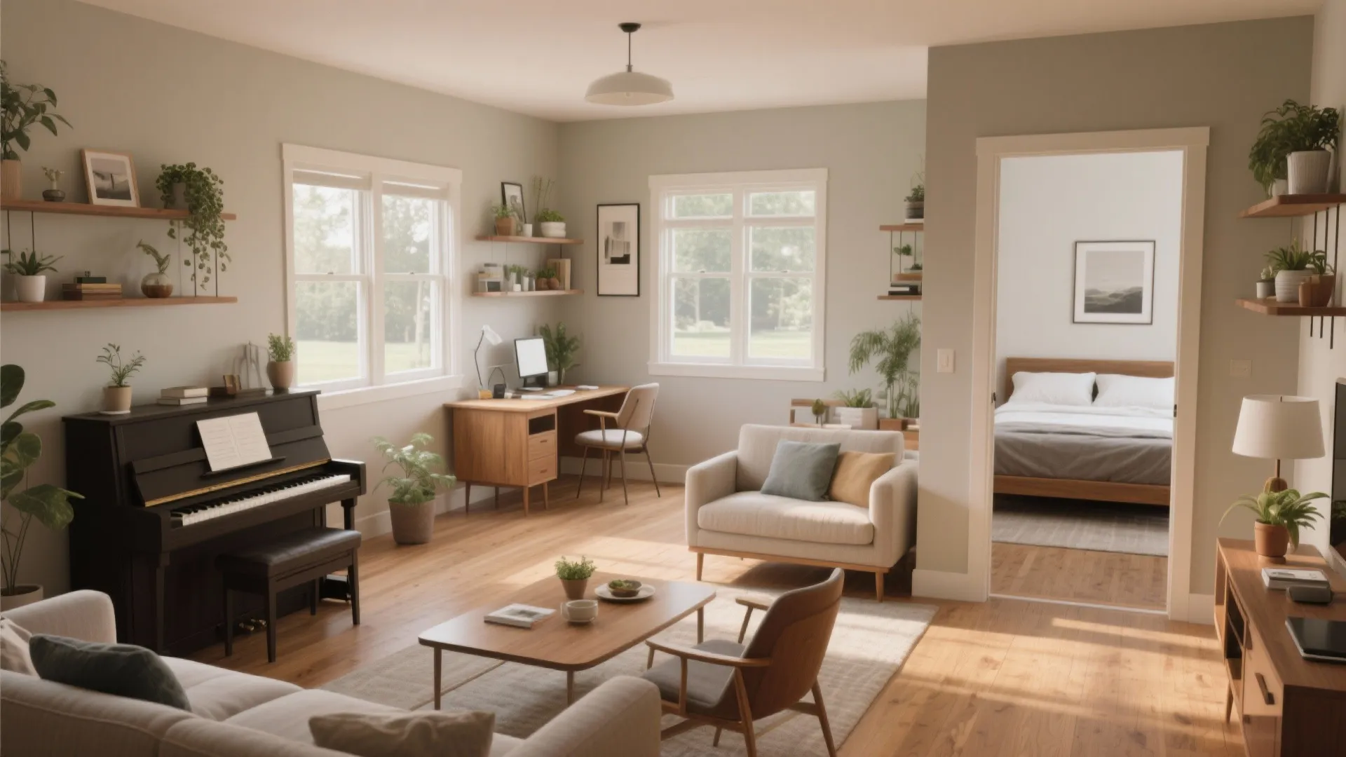 2-Bedroom Ranch House Floor Plans: 5 Compact Ideas: Small ranch, big thinking — practical 2-bedroom layouts that feel roomy