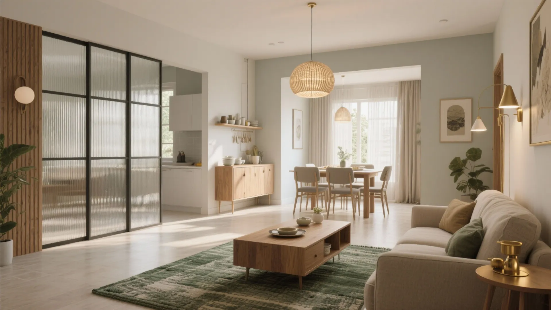 Open Living-Dining That Breathes