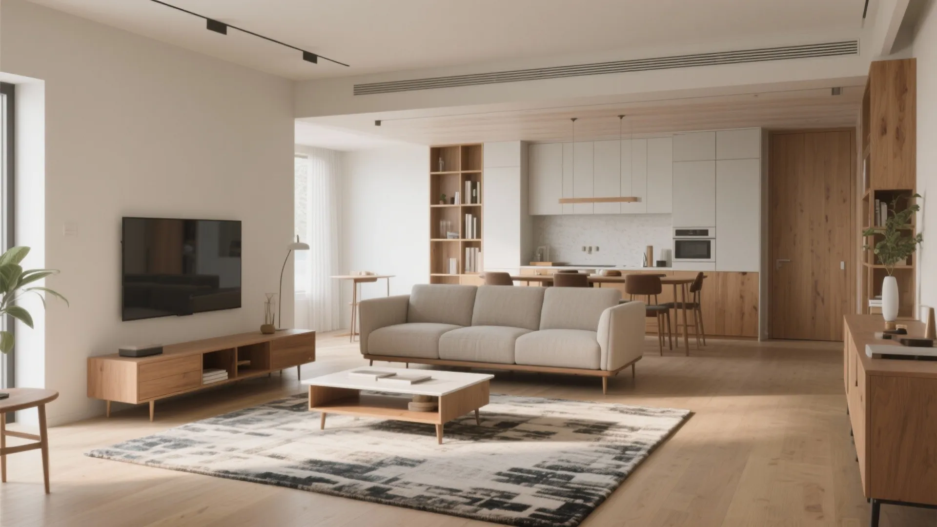 1. Open Living + Zoned Dining