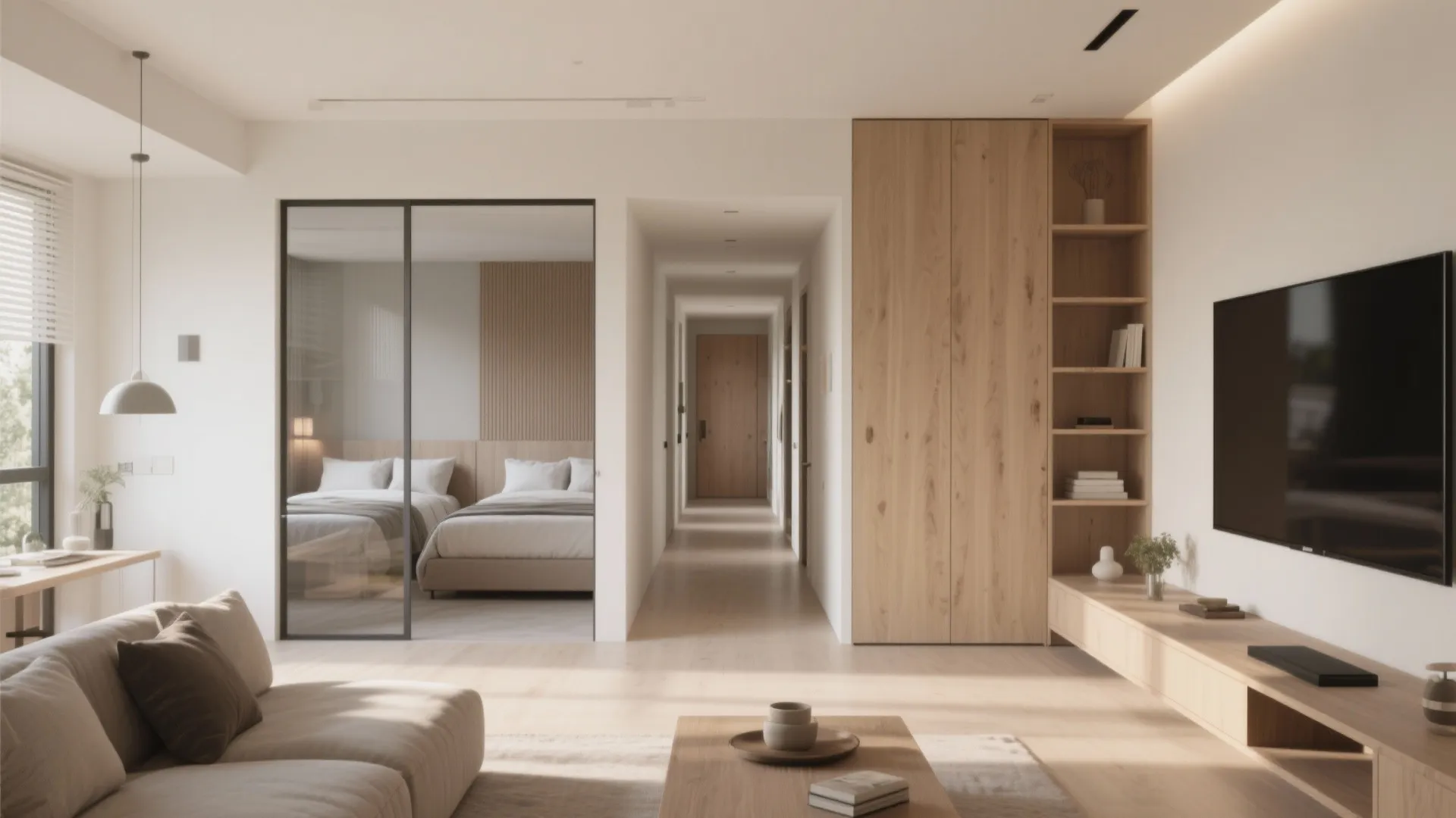 1. Open Living + Zoned Bedrooms