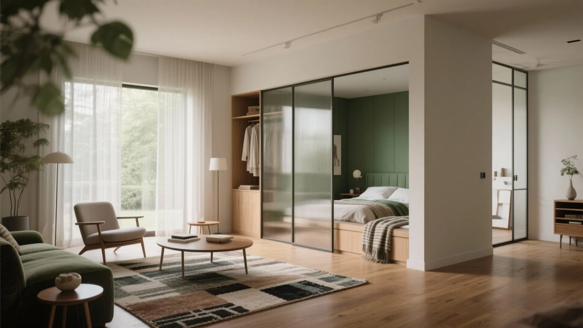 1. Open Living + Sleeping Nook