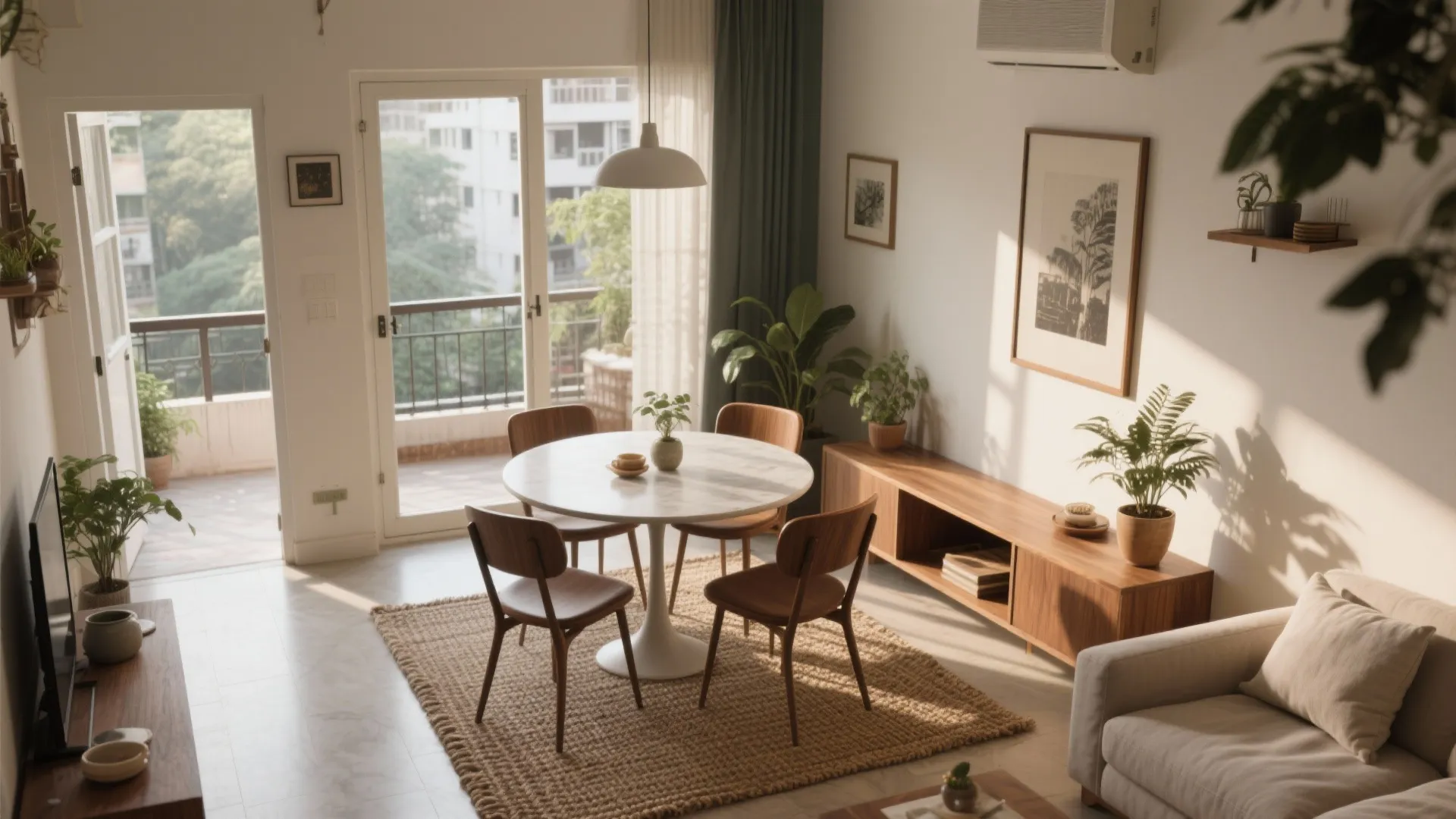 Open-Plan Dining Nook That Breathes