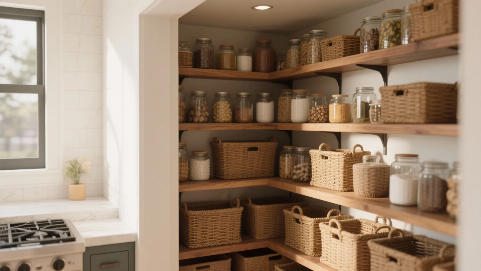 6. Open Pantry Nook
