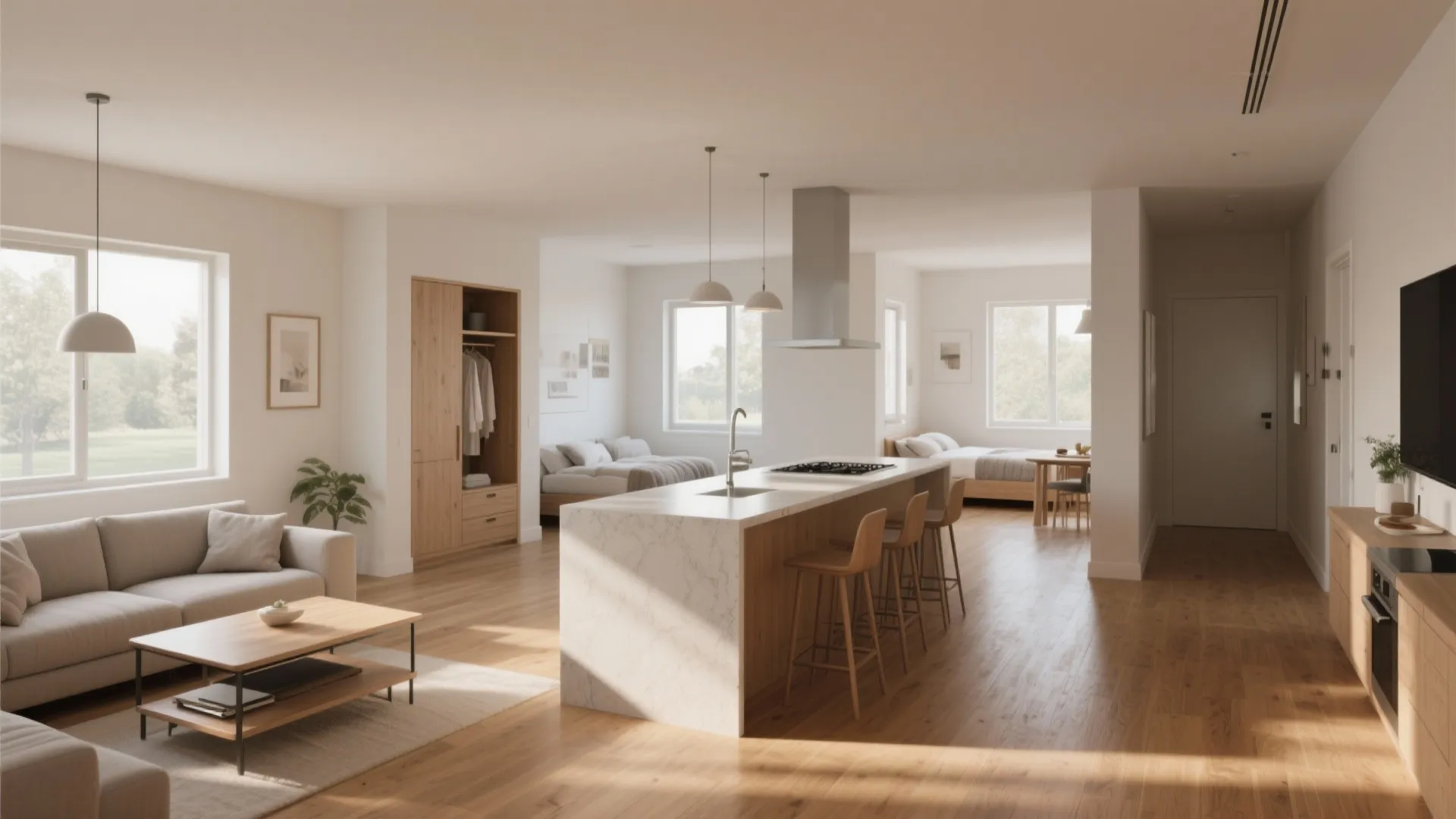 5 Small-Space Ideas for a 3-Bedroom 1000 Sq Ft Home: Creative, practical design moves I’ve used to make compact 3-bedroom layouts feel roomy and livable