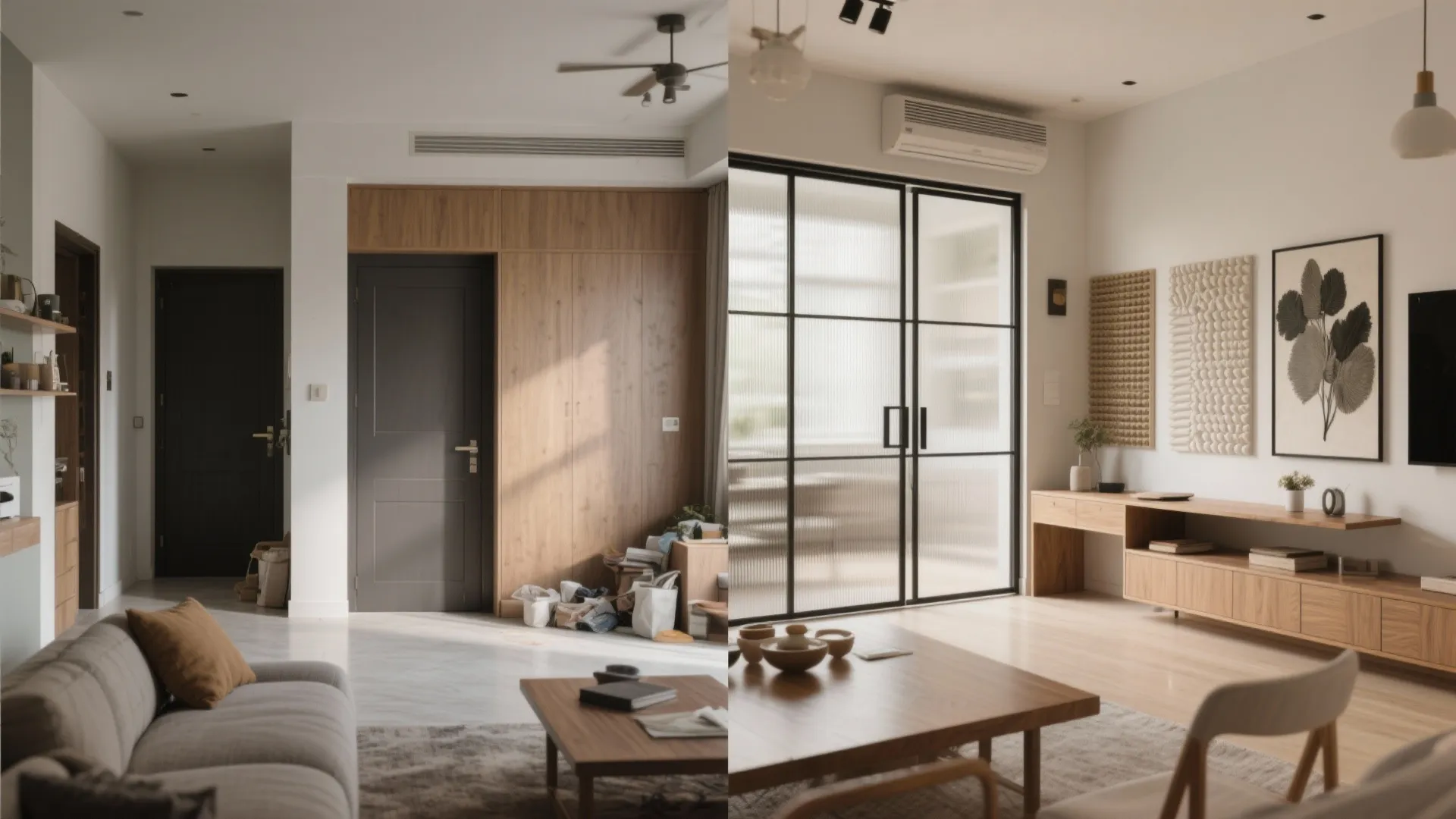 Open-plan living that still closes when needed