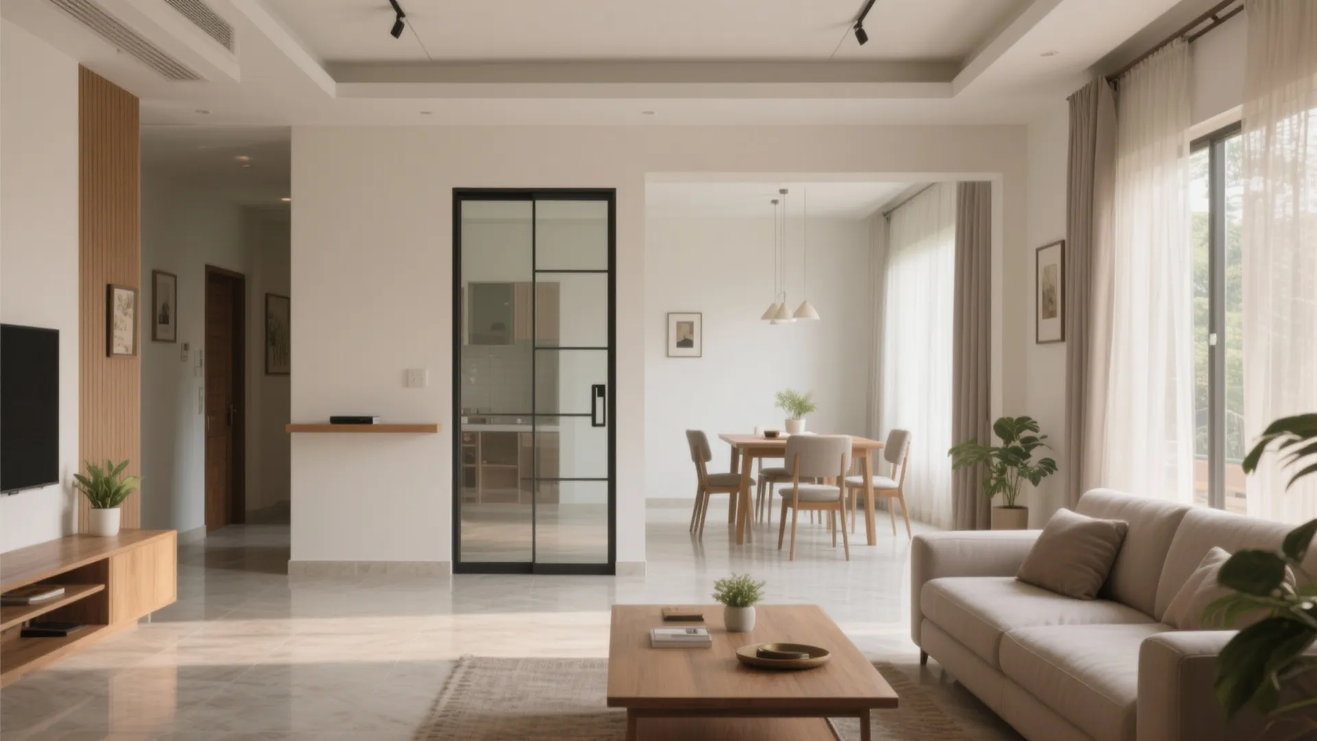 Open-plan living–dining that breathes