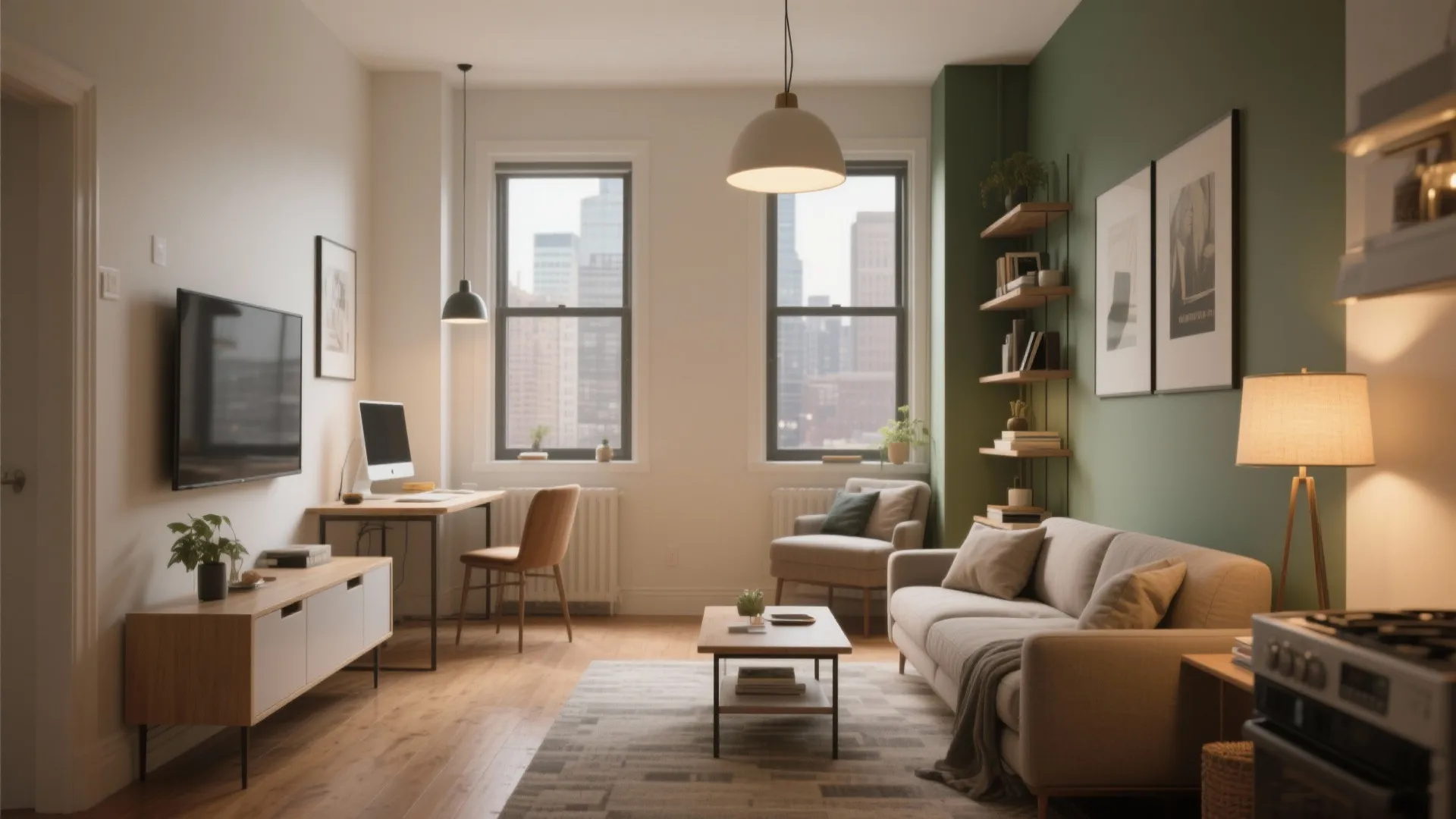 5 Small-Space Ideas for a 2-Bedroom Apt in Chicago: Clever design moves I use to make a Chicago 2-bedroom feel bigger, cozier, and totally livable