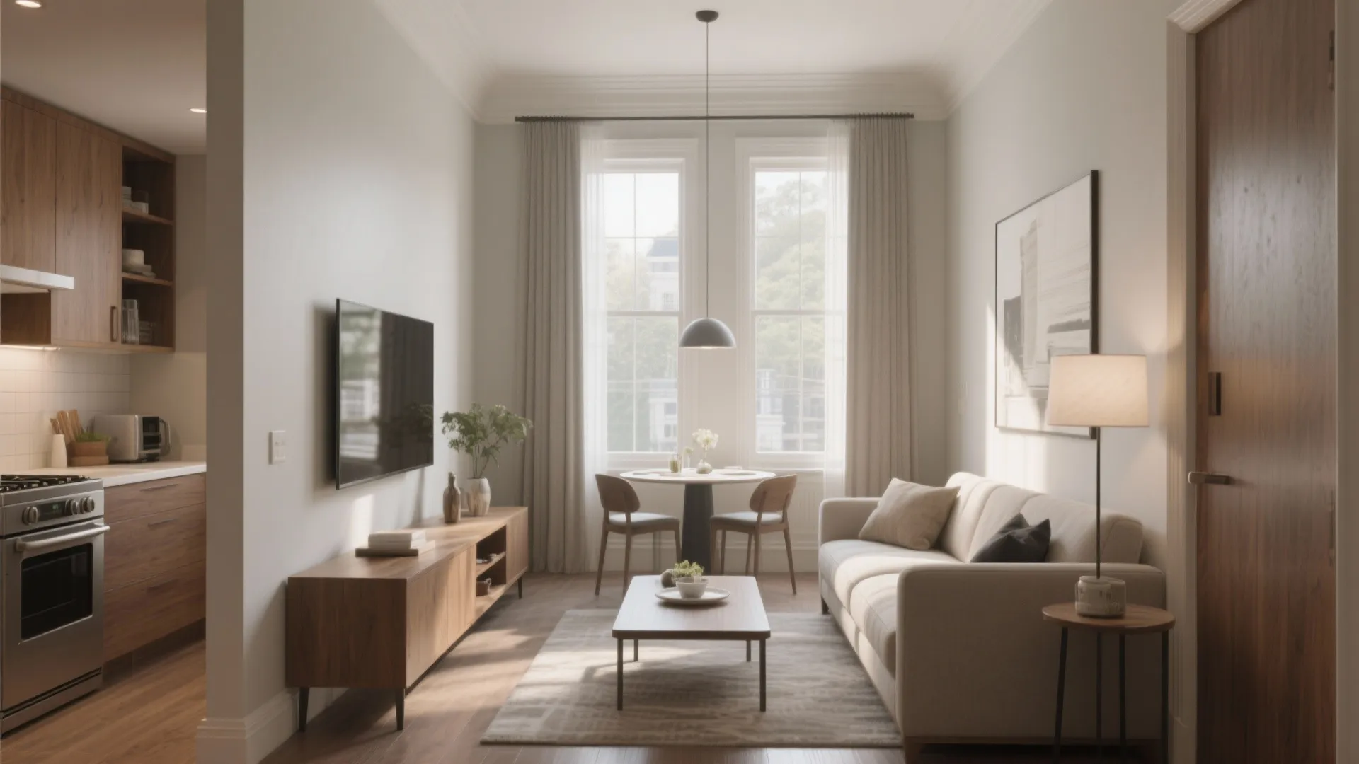 3. Open-plan living with clear circulation