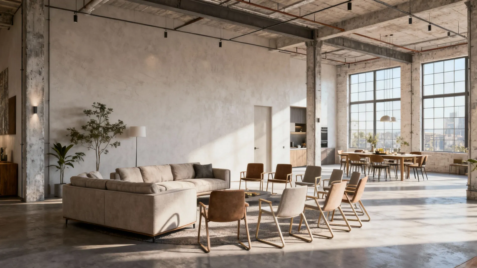 5. Open Plan Conversation Cluster