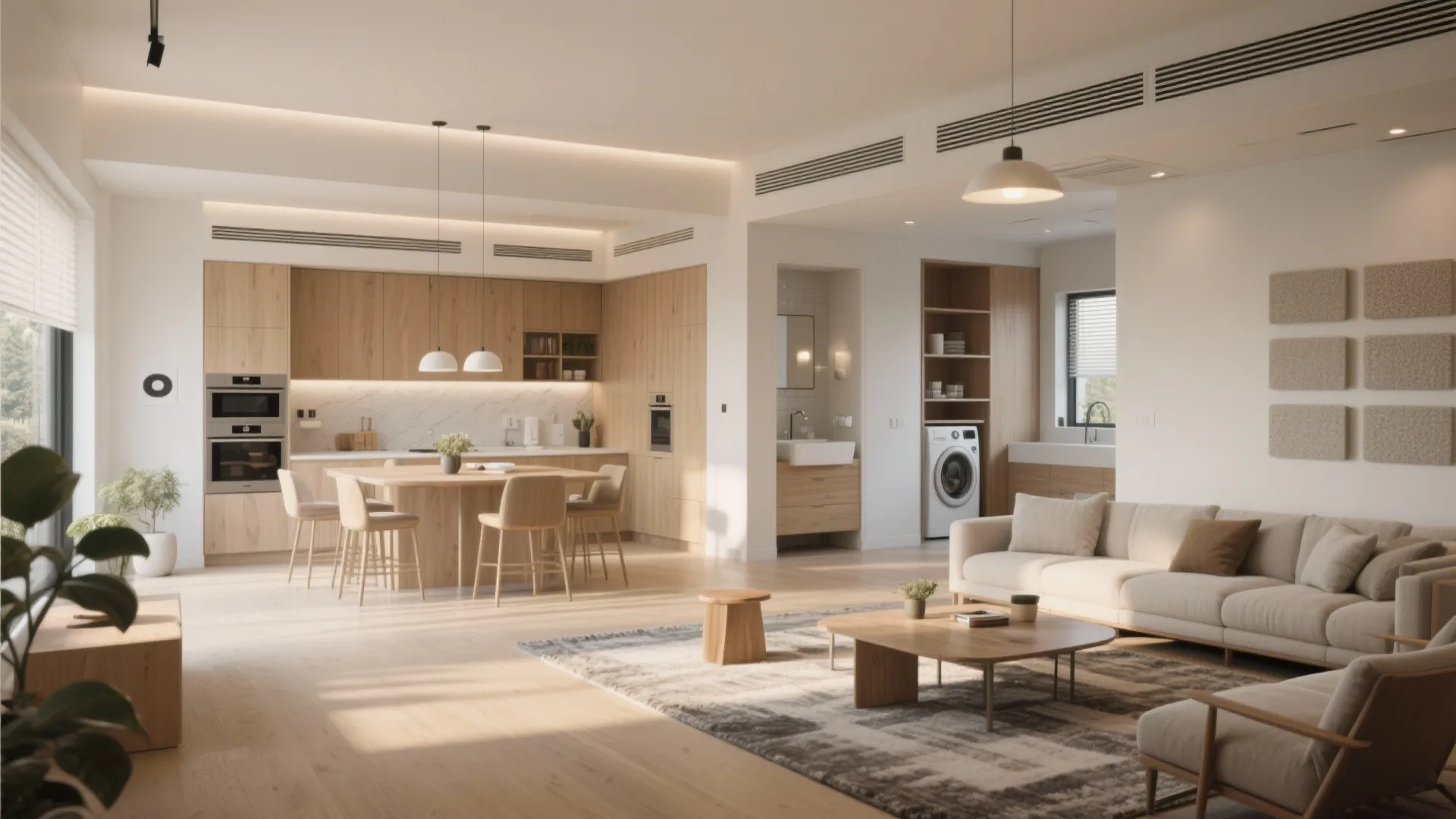 2. Open-Plan Ground with Compact Cores