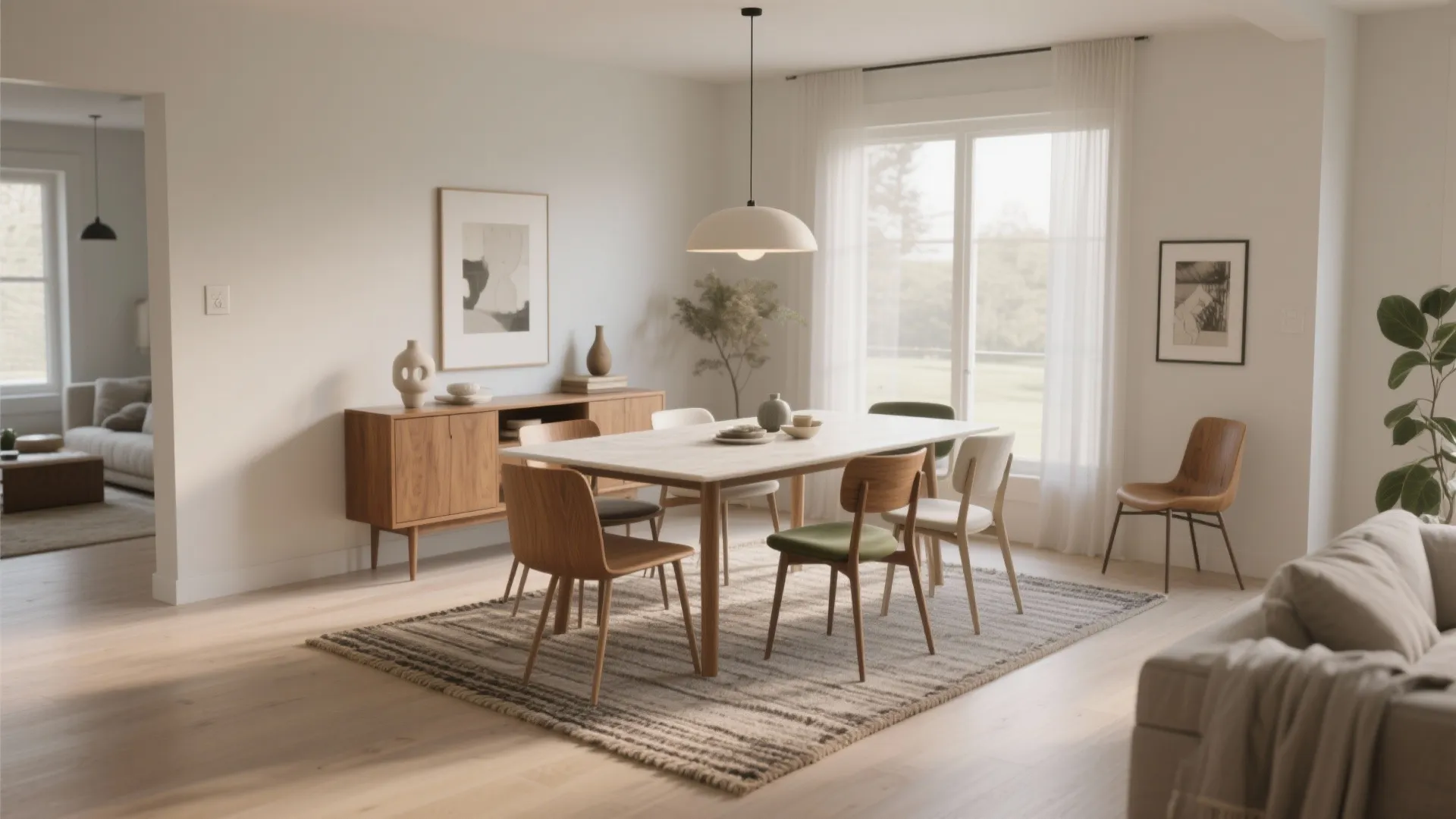 4. Efficient Open-Plan: 9' x 10' (2.7 x 3.0 m)