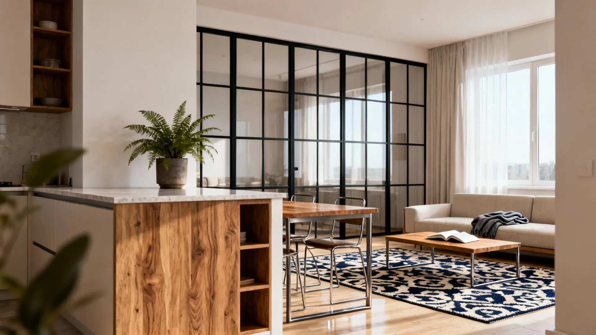 5 Smart Ways to Separate Kitchen from Living Room
