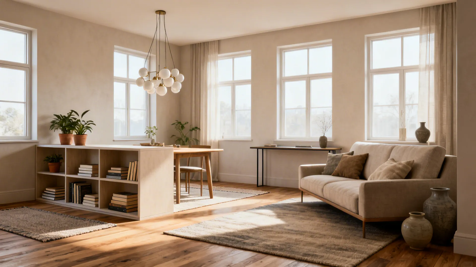 5 Ways to Separate Living Room and Dining Area