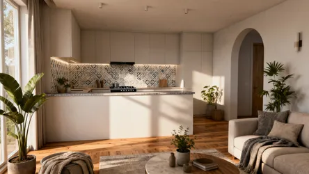 5 Small-Space Ideas to Separate Kitchen and Living Room