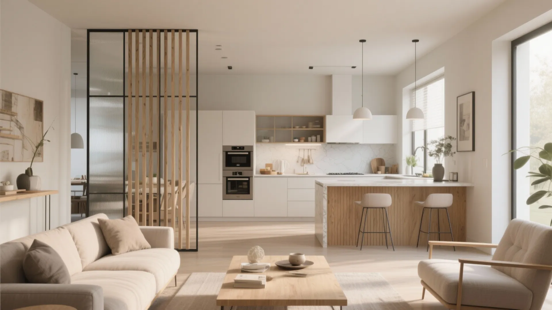 10 Clever Ideas to Divide Living Room and Kitchen: Practical and Stylish Separation Ideas from My 10+ Years of Interior Design Experience