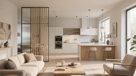 10 Clever Ideas to Divide Living Room and Kitchen