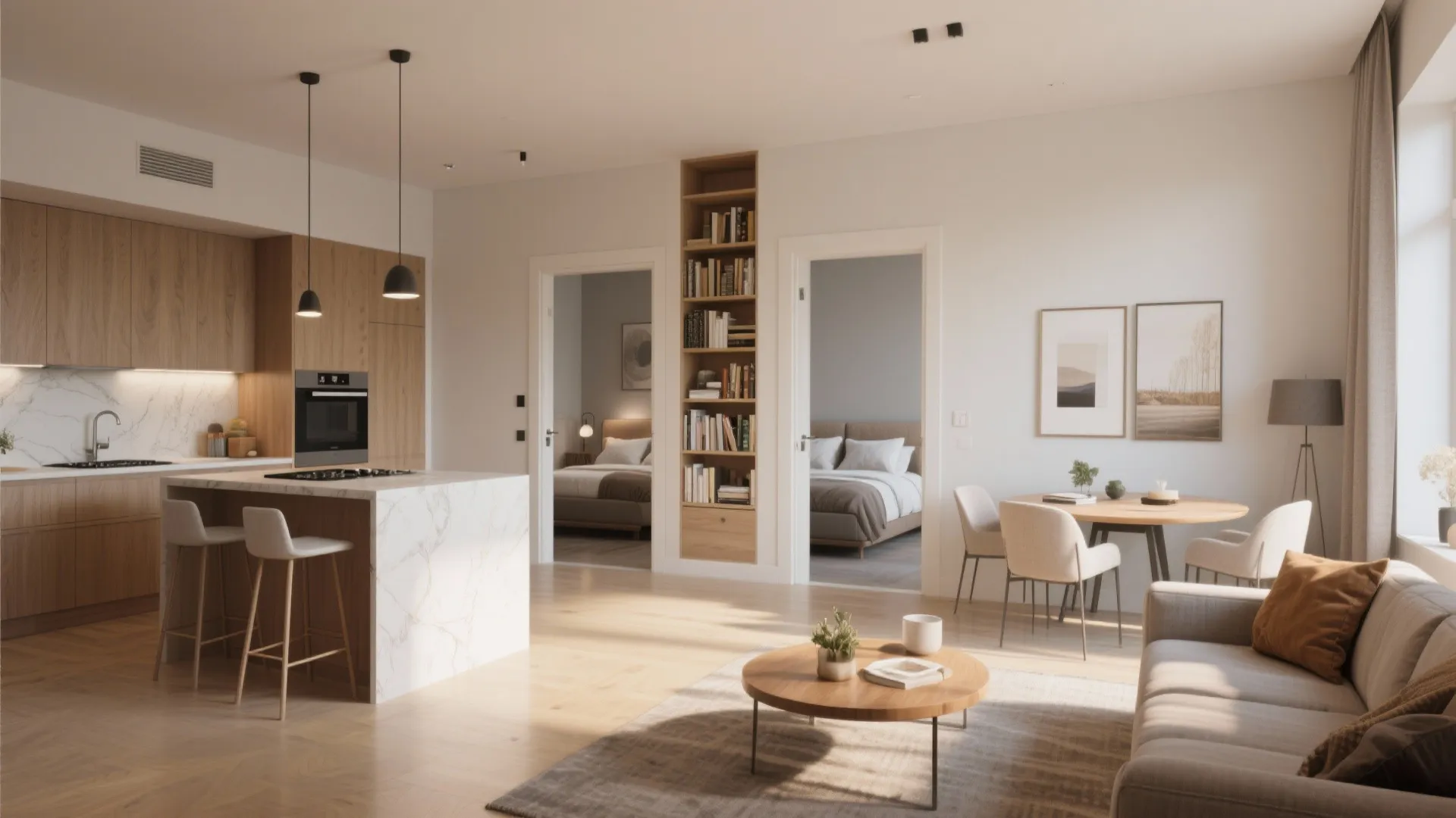 2. Open-plan living with en-suite flexibility