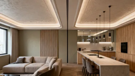 5 False Ceiling Designs for Drawing Room + Kitchen