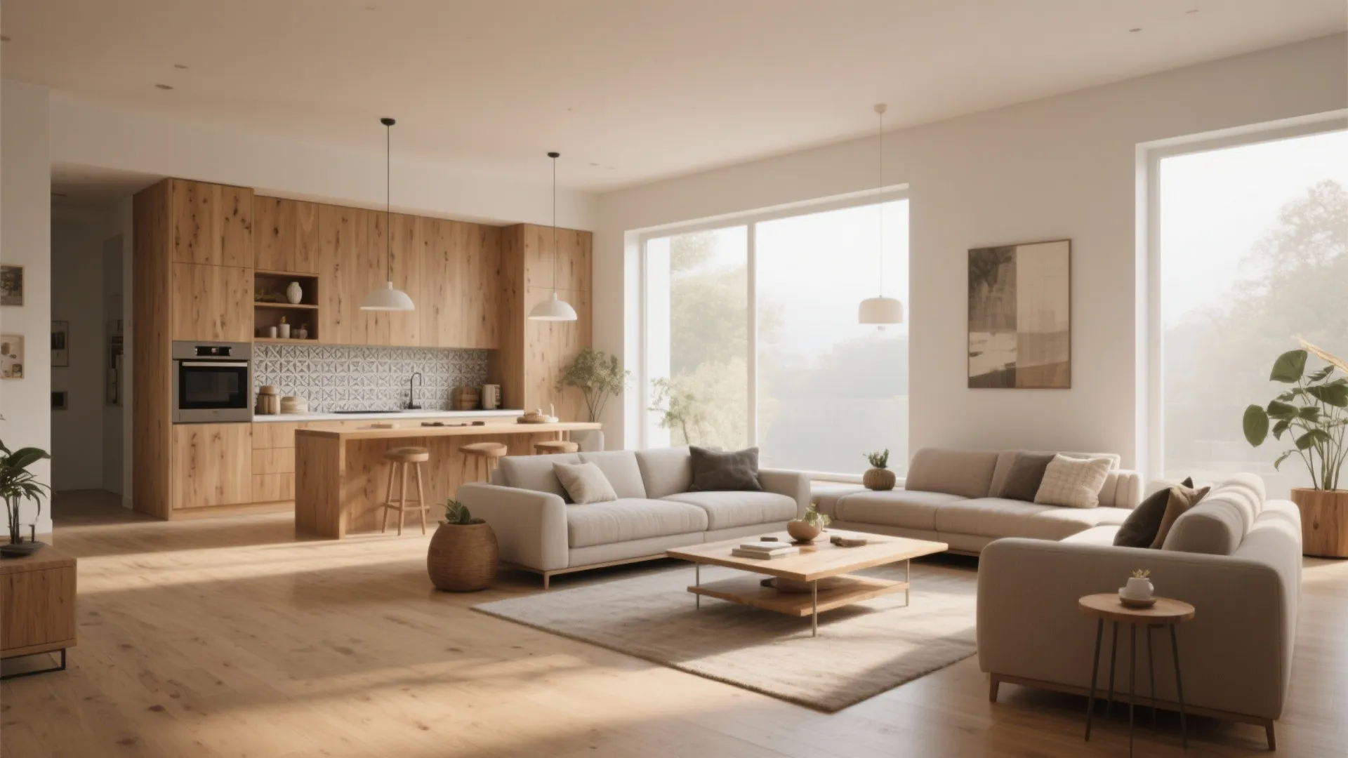 10 Flooring Ideas for Living Room and Kitchen: Transform Your Space: 10 Expert-Backed Flooring Ideas for a Seamless Living Room and Kitchen