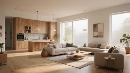 10 Flooring Ideas for Living Room and Kitchen