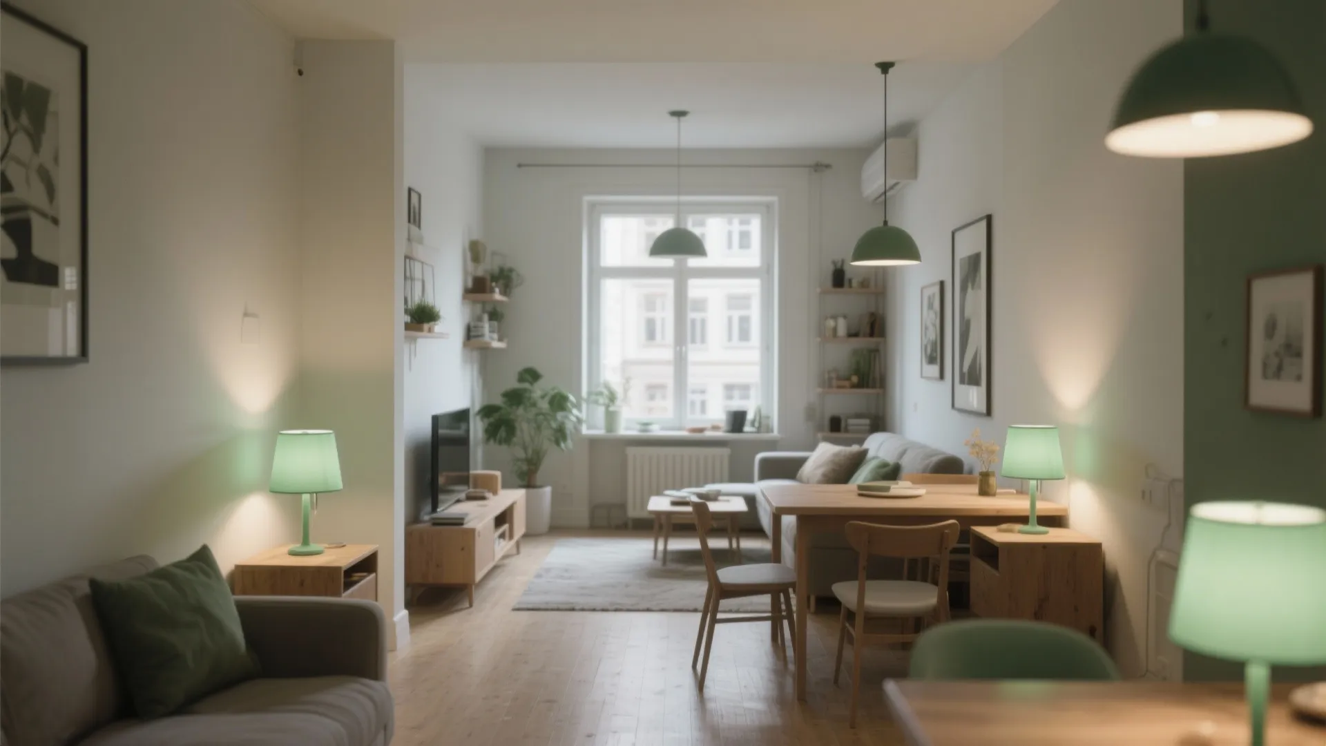 4. Use it as a color bridge in an open plan